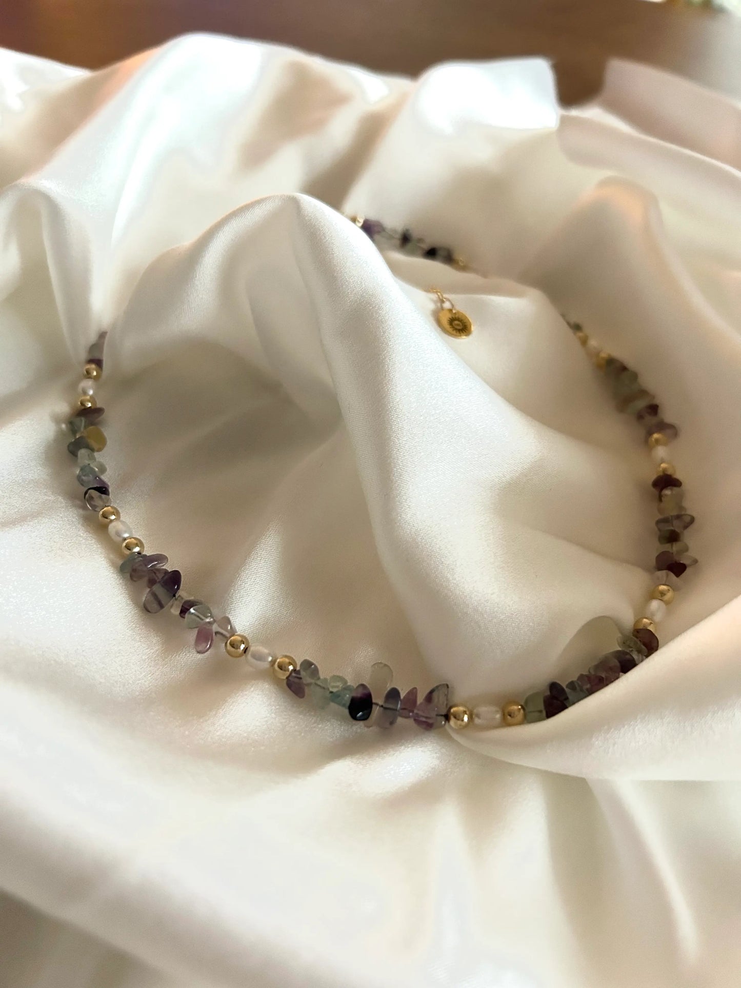 Collier pierres naturelles