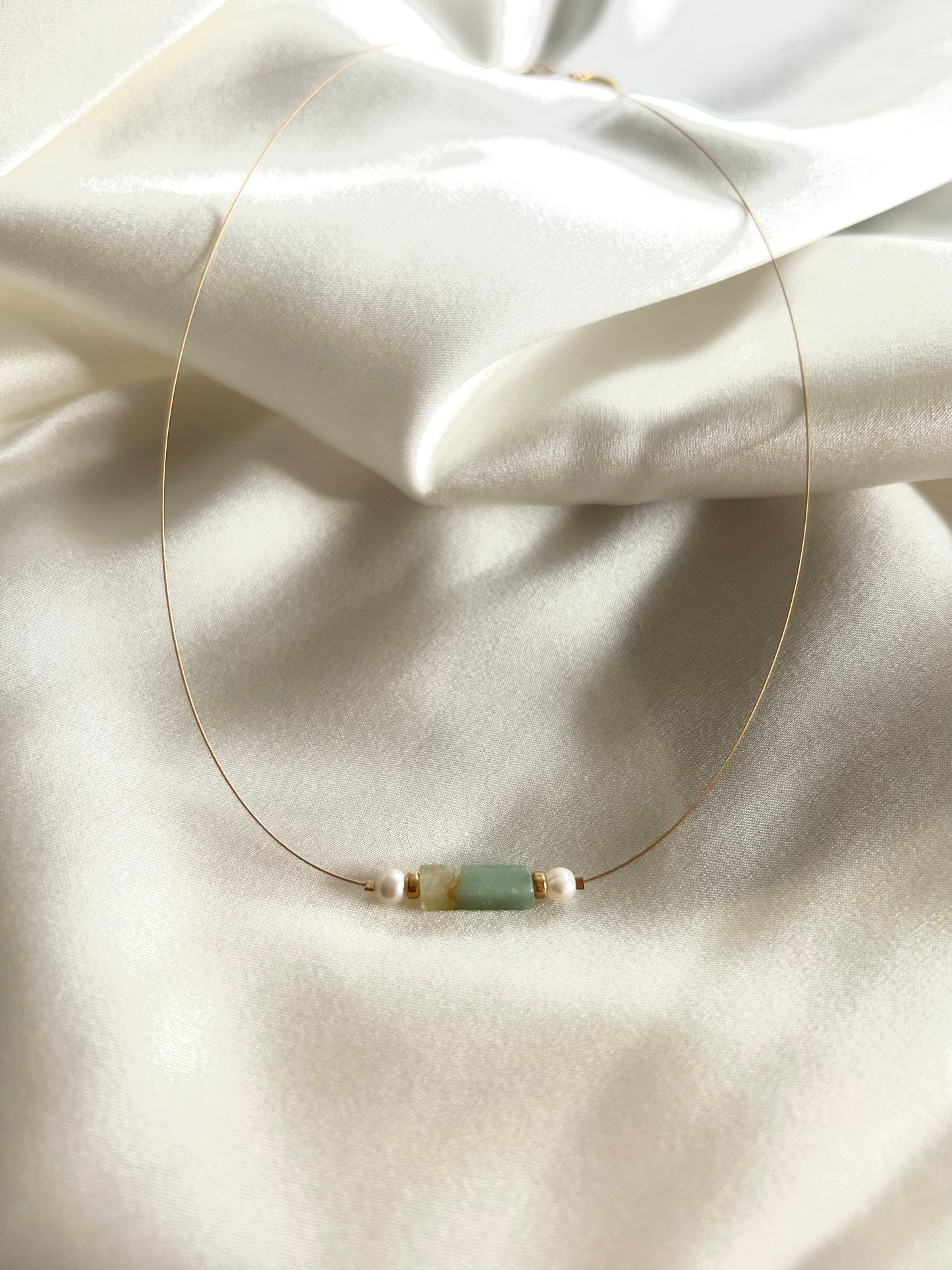 Collier pierres naturelles