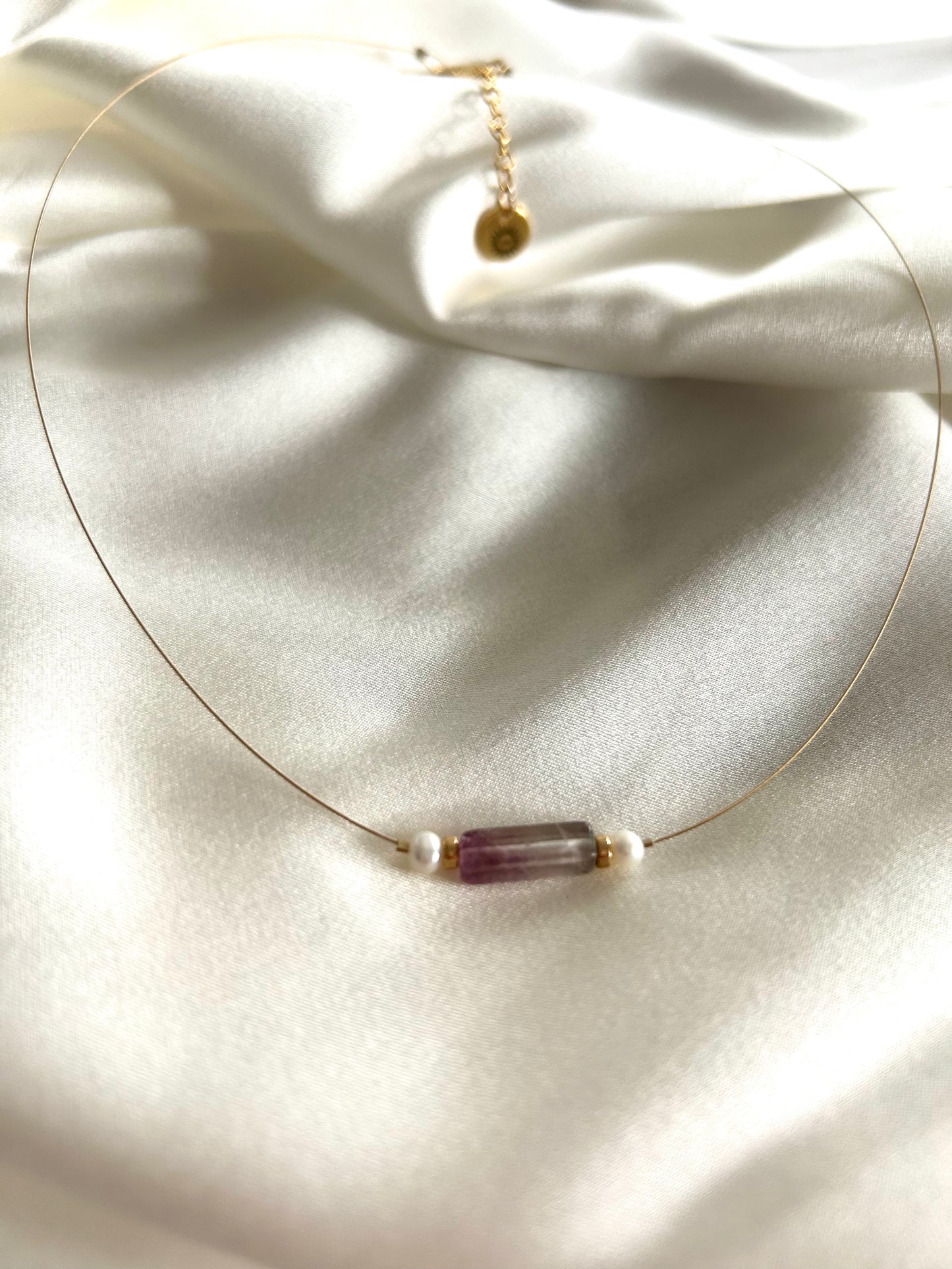 Collier pierres naturelles