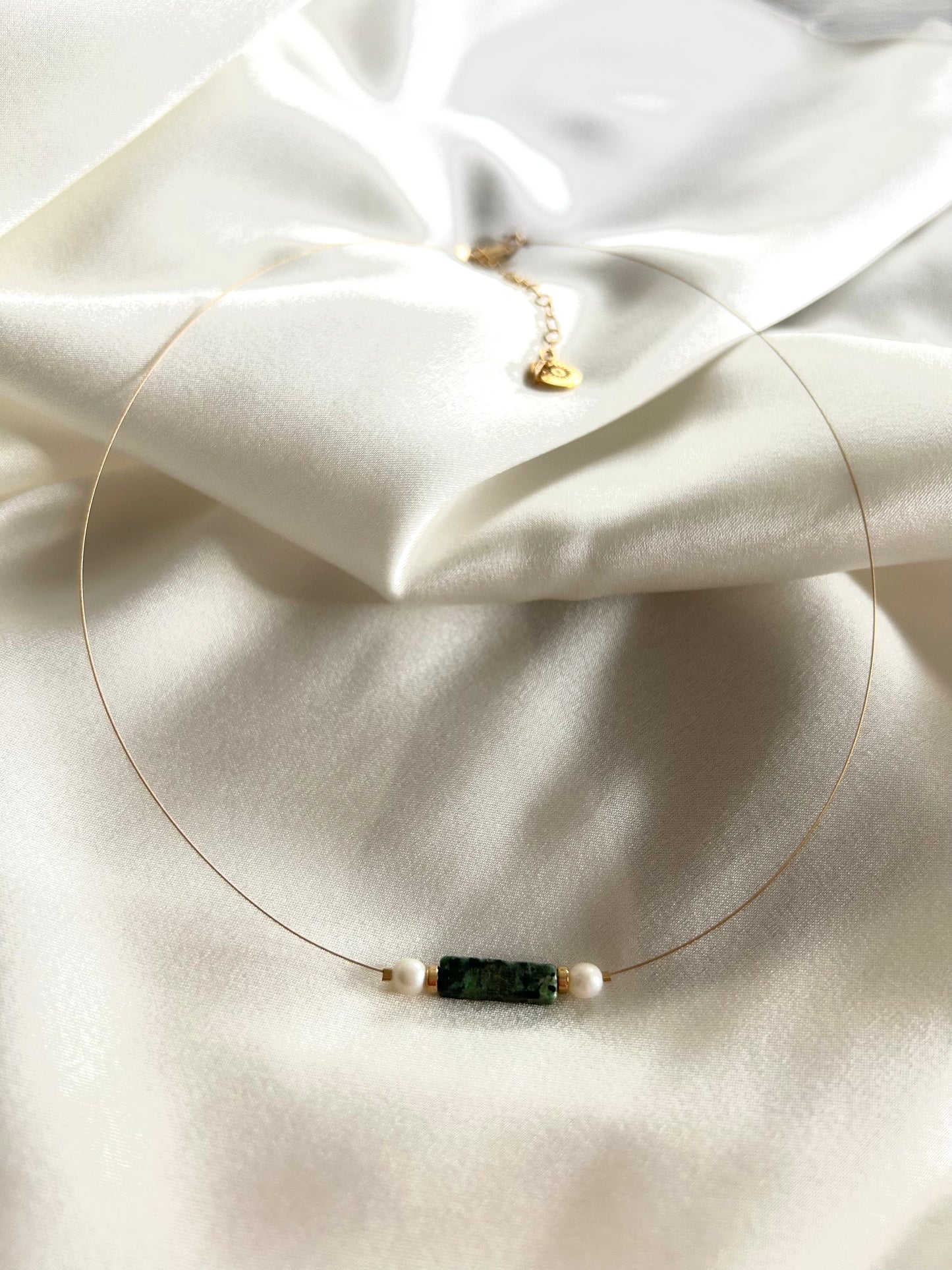 Collier pierres naturelles