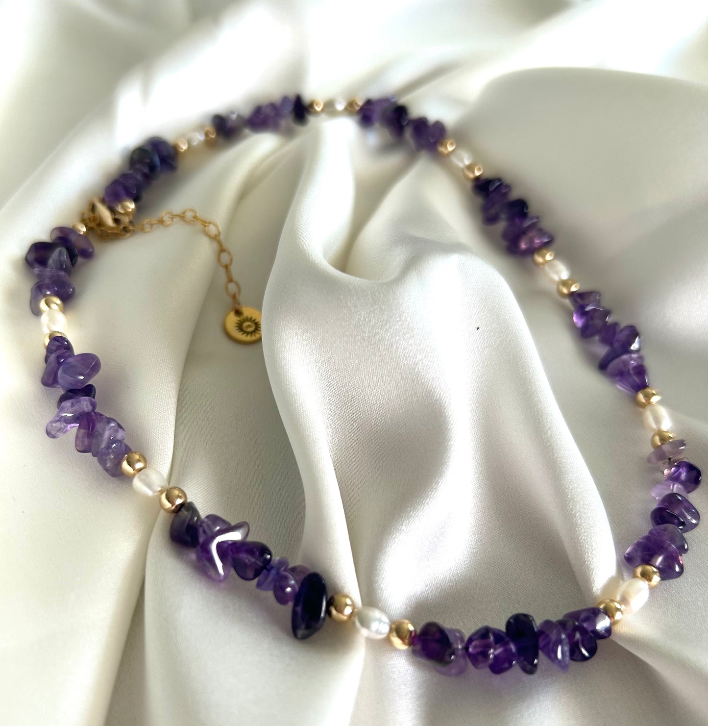 Collier pierres naturelles