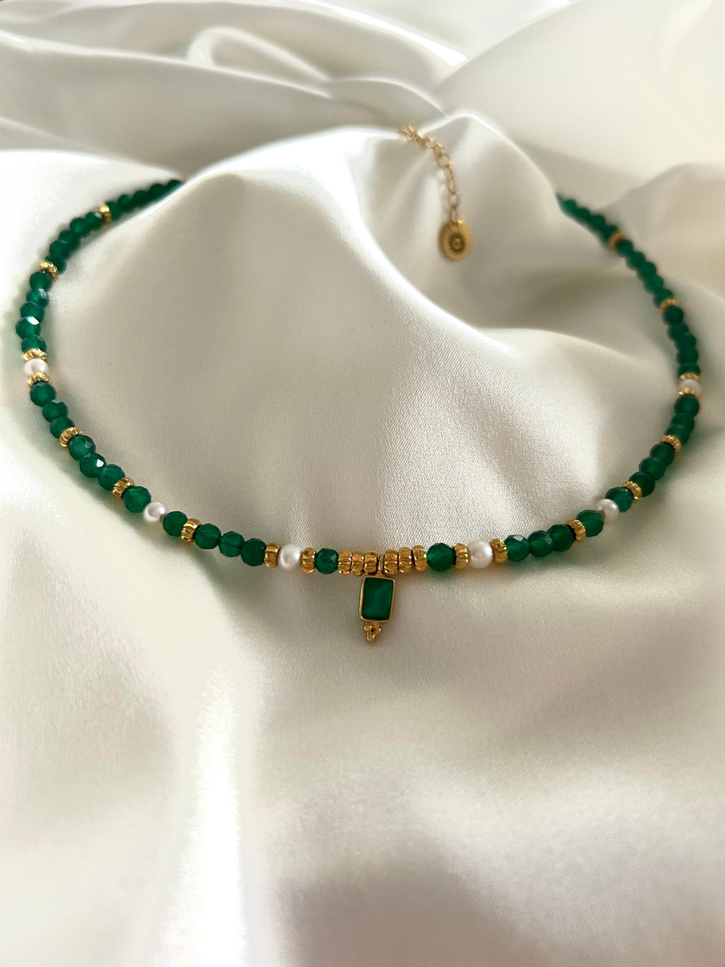 Collier pierres naturelles