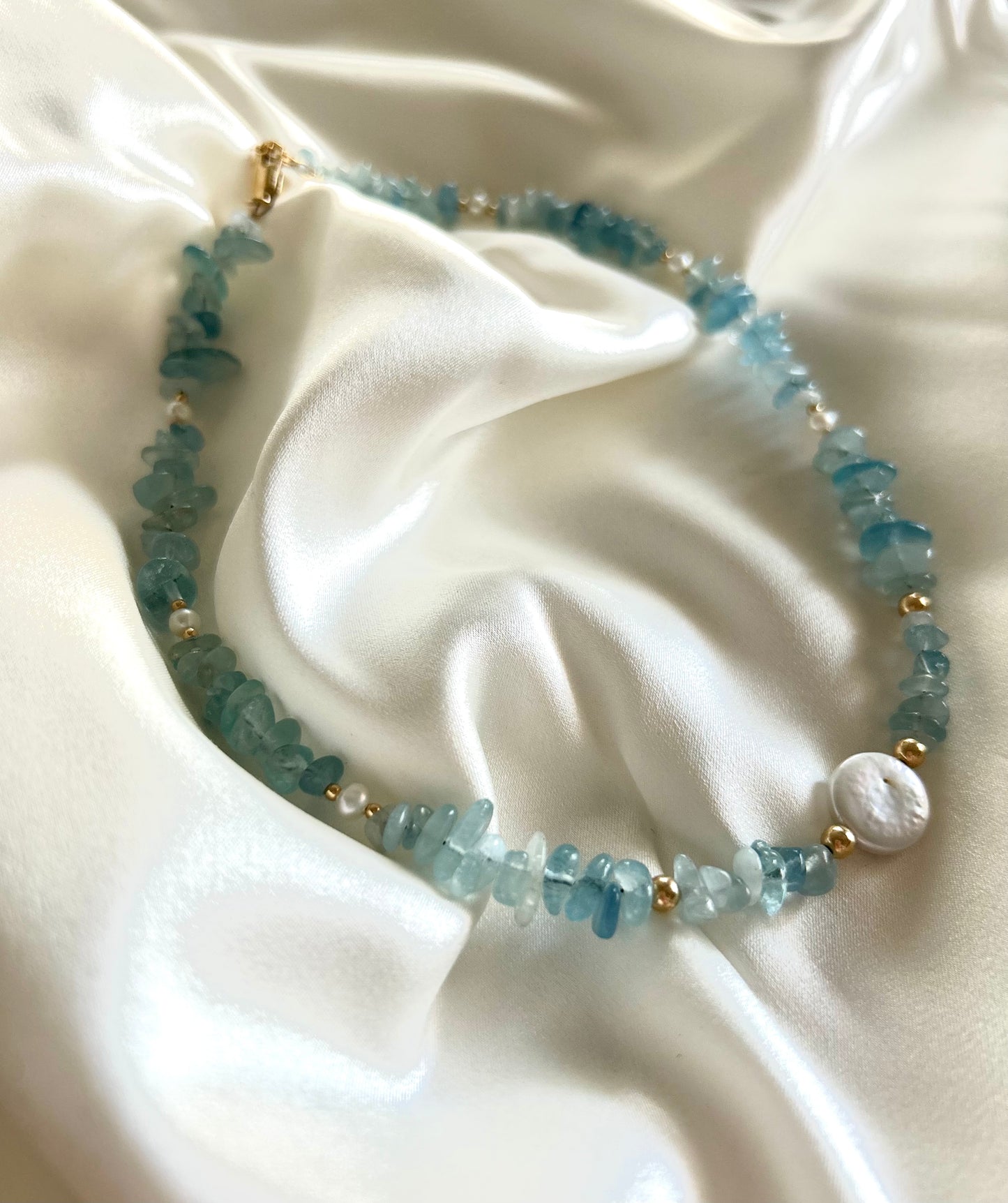 Collier pierres naturelles