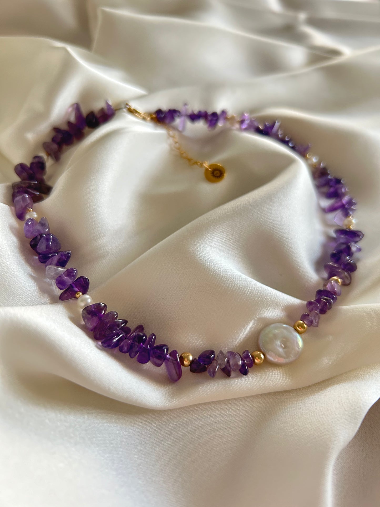 Collier pierres naturelles