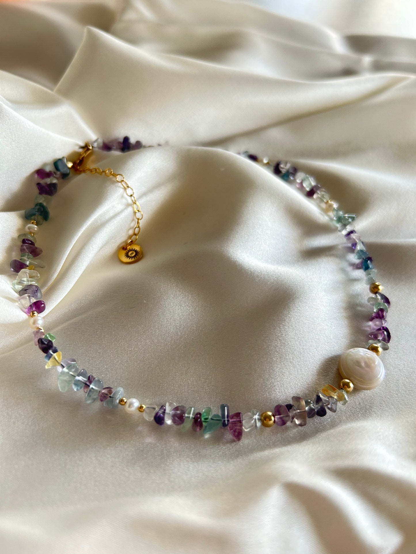 Collier pierres naturelles