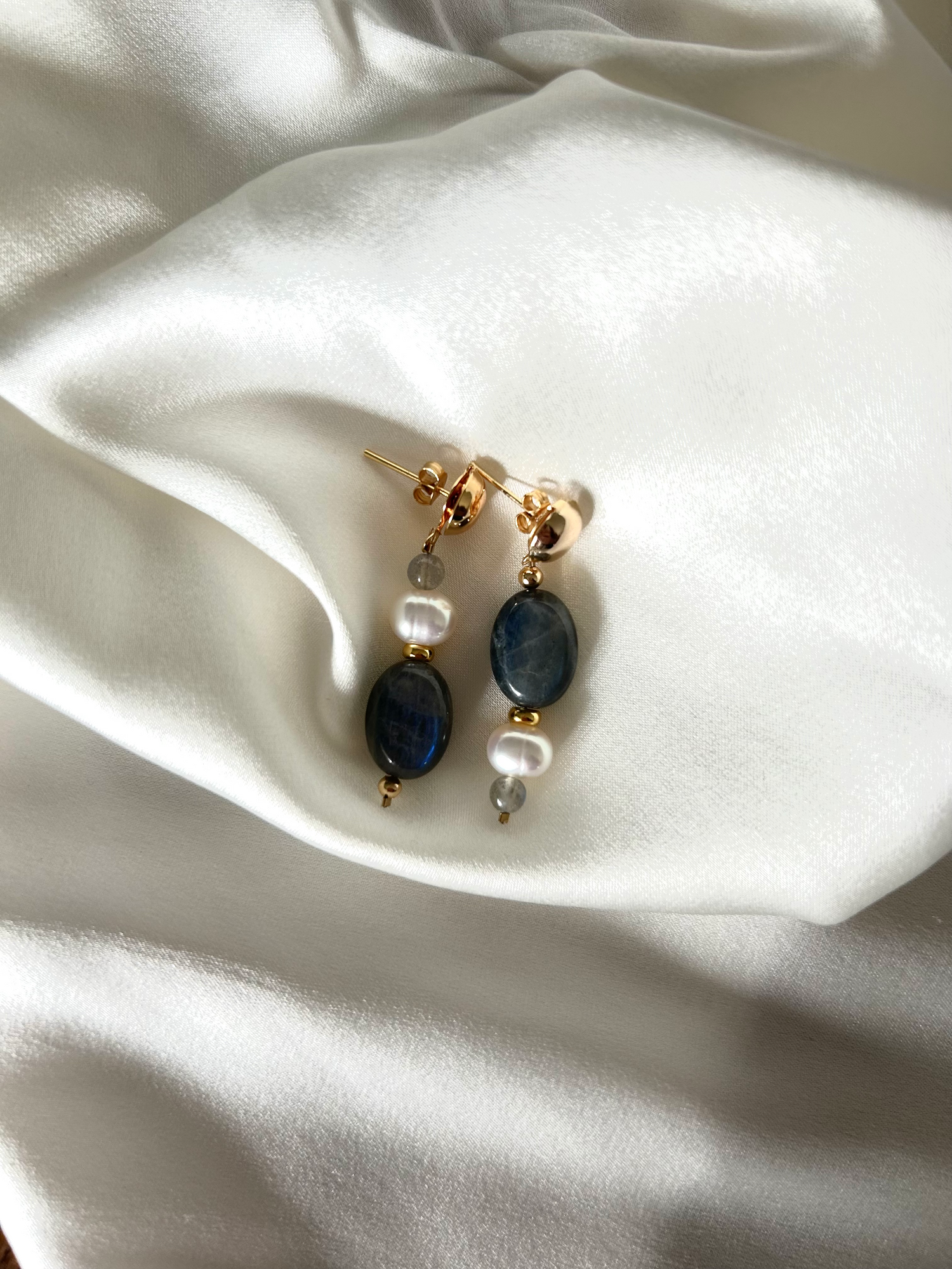 Boucles d'oreilles pierres