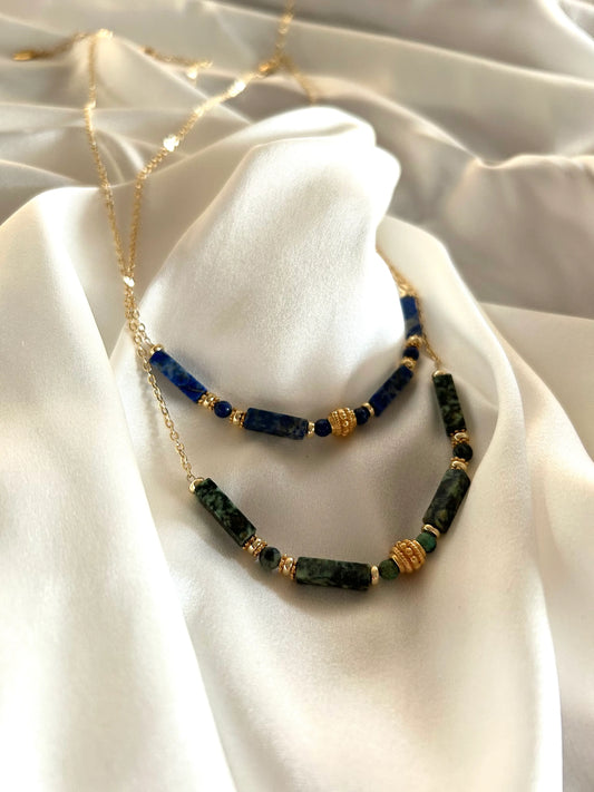 Collier pierres naturelles