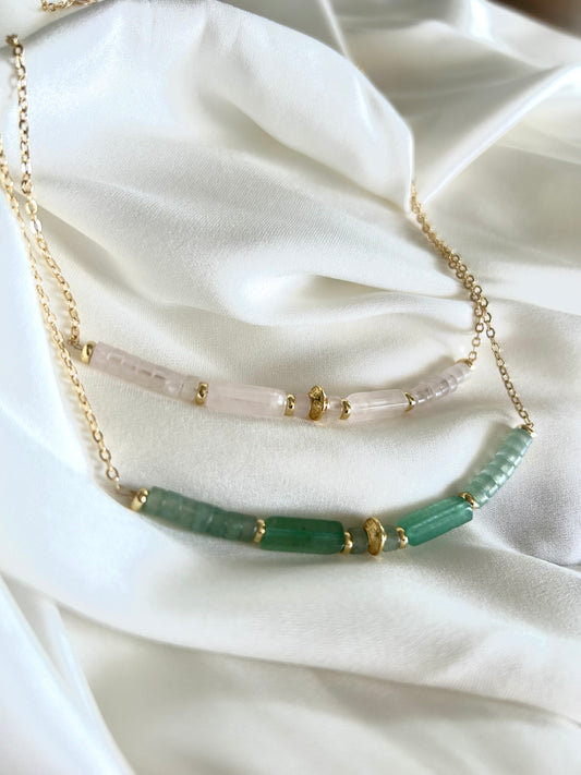 Collier pierres naturelles